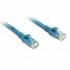 Network Cable: Cat6-A (backward compatible CAT6) RJ45 0.25m 25cm Blue Network Cable: Cat6-A (backward compatible CAT6) RJ45 0.25m 25cm Blue